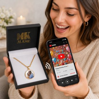Videóvetítő-fotóvetítő-nyaklanc-videót-zenét-linket-küld-mobilra