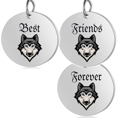 Best-Friends-farkasos-hármas-medál-lánccal-vagy-kulcstartó