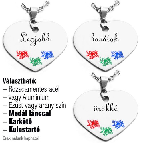 Legjobb-barátok-örökké-színes-virágos-hármas-medál-lánccal-vagy-kulcstartó