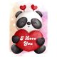 Puzzle-pandás-i-love-you