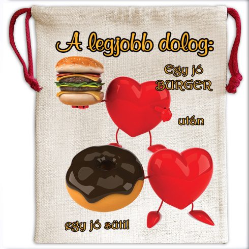Vászonzsák-táska-legjobb-dolog-a-burger-mintával 
