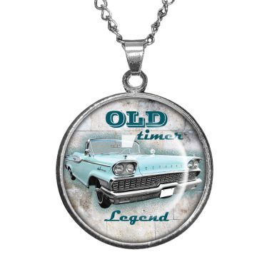 CARSTON-Elegant-Oldtimer-Mercury-medál-lánccal-vagy-kulcstartóvaly színben