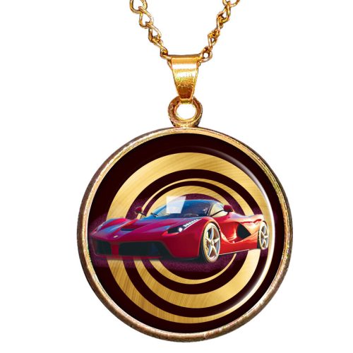 CARSTON-Elegant-sport-car-medál-lánccal-vagy-kulcstartóval