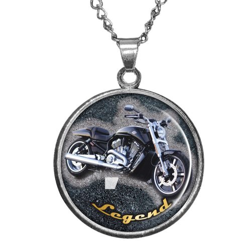 CARSTON-Elegant-Harley-Legend-medál-lánccal-vagy-kulcstartóval