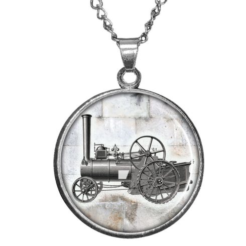 CARSTON-Elegant-Oldtimer-Locomotive-medál-lánccal-vagy-kulcstartóval