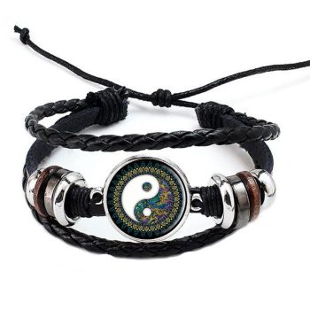 fonott-pu-bőr-uniszex-állítható-yin-yang-karkötő