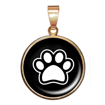 Fekete-tappancs-medál-lánccal-vagy-választható-karkötőre-fülbevalóra