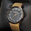Kenneth Cole cseppálló-elegáns-férfi-karóra-rose-gold-nemesacél -émszíjjal-dobozban