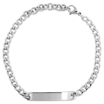 Akzent-ezüst-színű-acél-karkötő-gravírozható