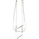 Arany-fekete női fém kígyólánc, 90 cm