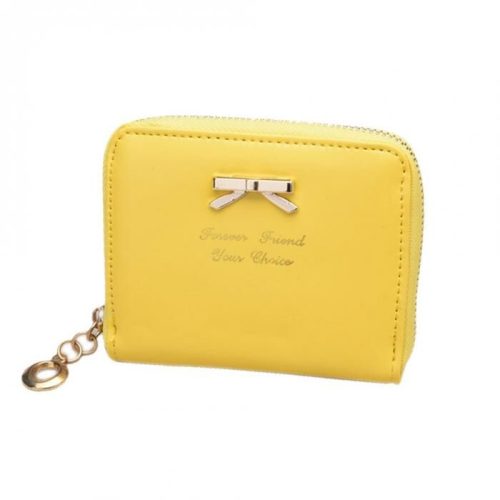 Sárga 'Forever Friend - Your Choice' feliratú pénztárca