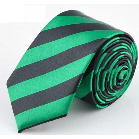 zöld csíkos nyakkendő